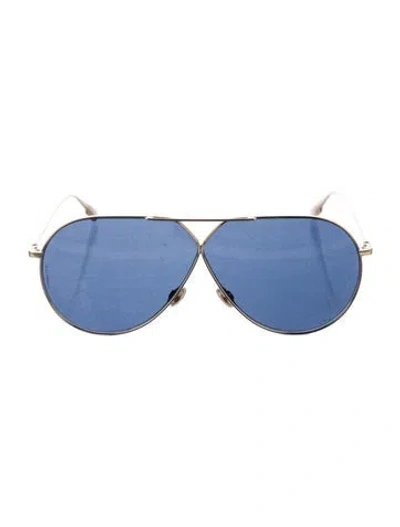 Pre-owned Dior Stellaire3 Aviator Sunglasses In Gold