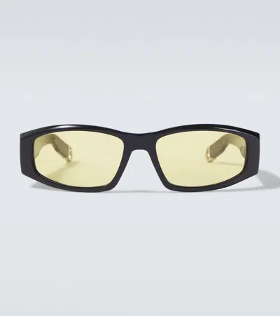 Dior Symbol S1i Rectangular Sunglasses In Pattern