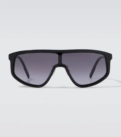 Dior Tag Shield Sunglasses In Black