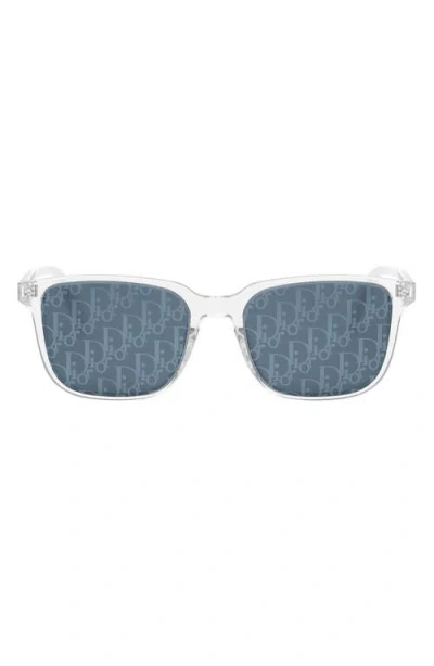 Dior 'tag Su 56mm Square Sunglasses In Blue