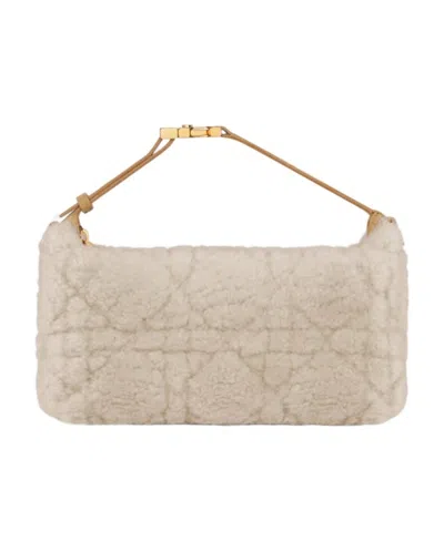 Dior Travel Nomad Zipper Handbag In Nude