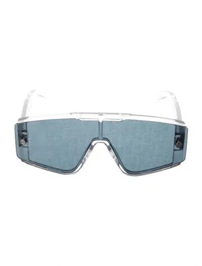 Pre-owned Dior Xtrem Mu Shield Sunglasses In Blue