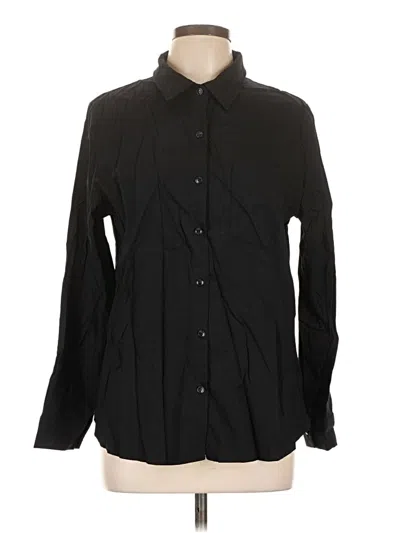 Pre-owned Diosun Long Sleeve Button Down Shirt In Black