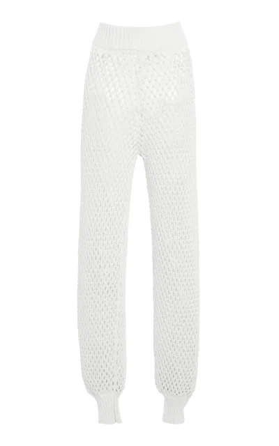 Diotima Antilles Cotton-blend Pants In White