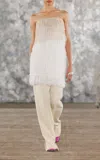 Diotima Bambola Fringe Mini Dress In White