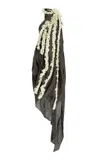 Diotima Barnacle Draped Tunic Dress In Grey
