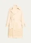 DIOTIMA BASHMENT CANVAS BELTED TRENCH COAT