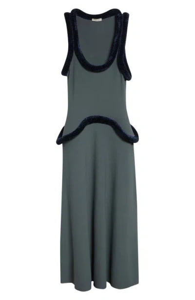 Diotima Basseterre High-low Midi Tank Dress In Gray