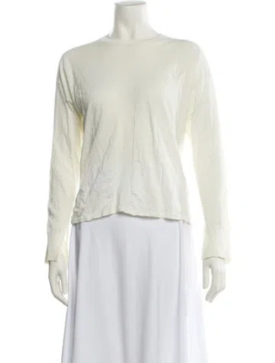 Pre-owned Diotima Bateau Neckline Sweater In Neutral