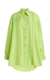 Diotima Bridgetown Silk Shirt In Green