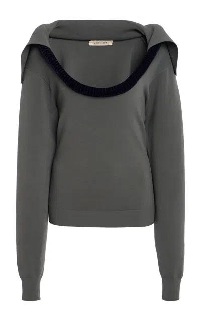 Diotima Caicos Knit Top In Gray