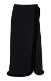 Diotima Castries Slit Skirt In Black