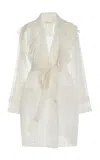 Diotima Commission Silk Coat In White