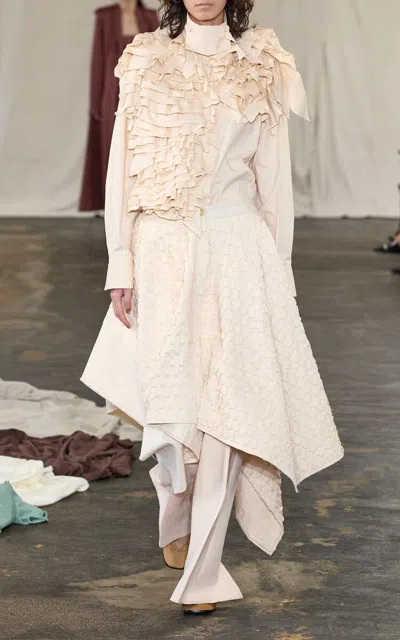 Diotima Dama Poplin Shirt In Neutral