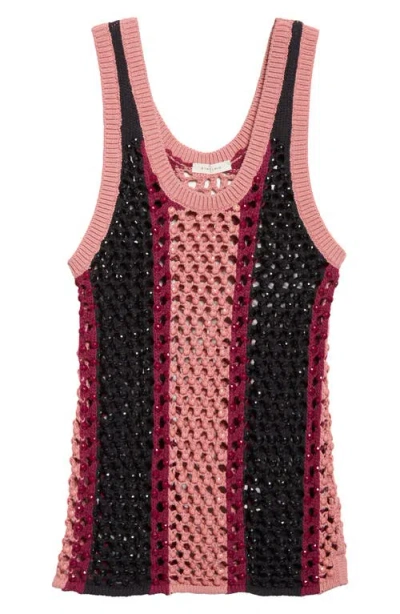 Diotima Dennis Marina Embellished Sweater Tank In Multi