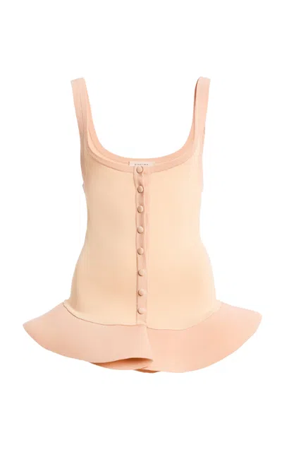 Diotima Dimanche Crepe Knit Top In Brown