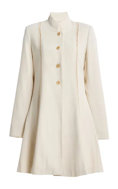 Diotima Eduoard Viscose Coat In Gray
