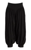 Diotima Fluid Wool Bloomer Pants In Black