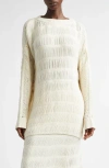 Diotima Giorno Extrafine Merino Wool Blend Sweater In Neutral