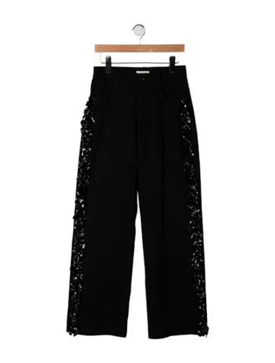 Pre-owned Diotima High-rise Straight Leg Jeans W/ Tags In Black