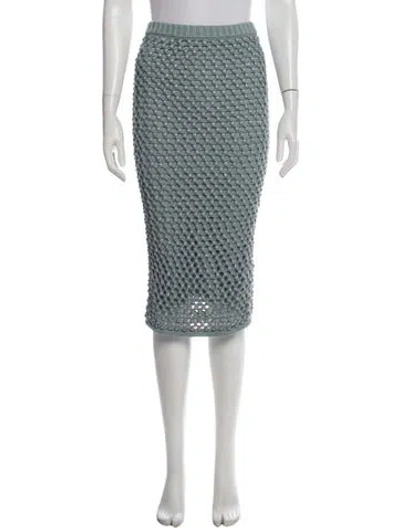 Pre-owned Diotima Lace Pattern Knee-length Skirt W/ Tags In Multi