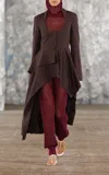 Diotima Leeward Cotton-blend Top In Burgundy
