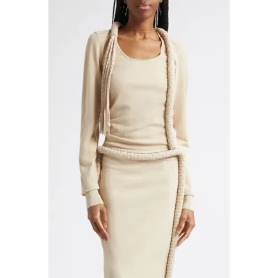 Diotima Mane Top In Neutral