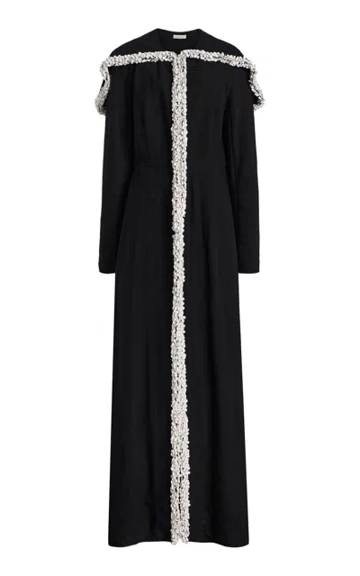 Diotima Mar Cotton-blend Duster In Black