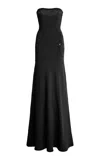 Diotima Mavis Cutout Spesso Knit Maxi Dress In Black
