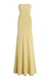 Diotima Mavis Cutout Spesso Knit Maxi Dress In Yellow