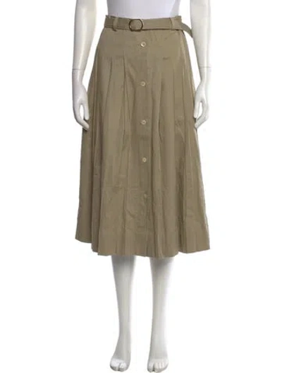 Pre-owned Diotima Midi Length Skirt In Neutral