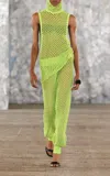 Diotima Molynes Cotton-blend Hood In Green