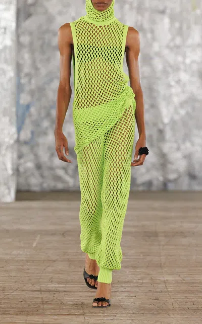 Diotima Molynes Cotton-blend Hood In Green