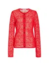 Diotima Portia Scalloped Lace Cardigan