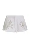 Diotima Rider Cotton Shorts In White
