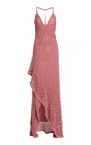 Diotima Riki Embellished Cotton-blend Dress In Pink
