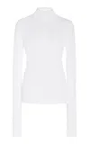 Diotima Saada Fine Ribbed Organic Cotton Top In White