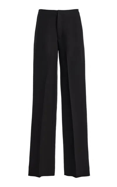 Diotima Sine Wool Straight-leg Pants In Black