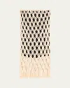 Diotima Sparrow Macrame Midi Skirt In Natural-black