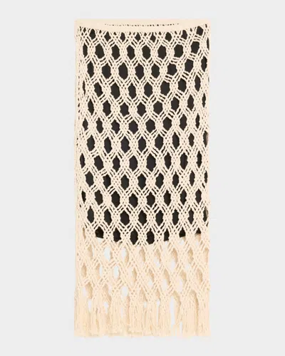 DIOTIMA SPARROW MACRAME MIDI SKIRT