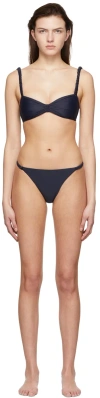 Diotima Ssense Exclusive Navy Nylon Bikini In J002 Navy