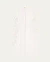 Diotima Stulla Botanical Cutout Wide-leg Jeans In White