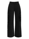 Diotima Stulla Floral-lace Jeans In Black