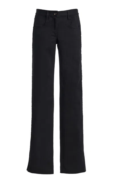 Diotima Stulla Rigid Mid-rise Straight-leg Jeans In Black