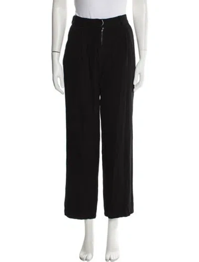 Pre-owned Diotima Wide Leg Pants In Black