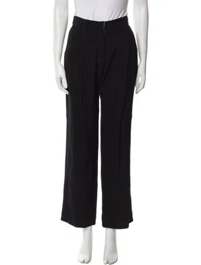 Pre-owned Diotima Wide Leg Pants In Black