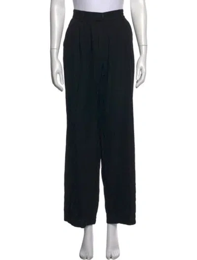 Pre-owned Diotima Wide Leg Pants In Black