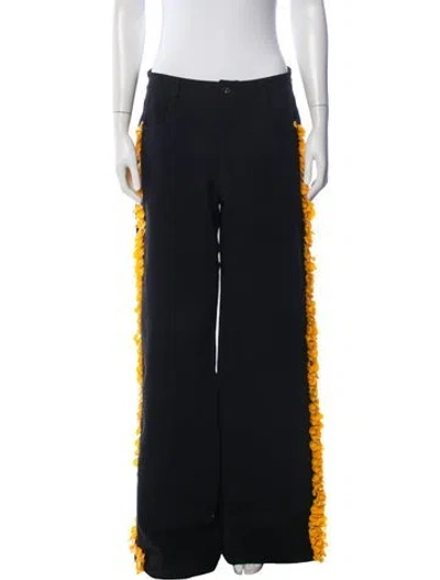 Pre-owned Diotima Wide Leg Pants In Blue