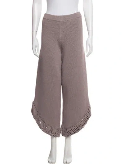Pre-owned Diotima Wide Leg Pants In Purple