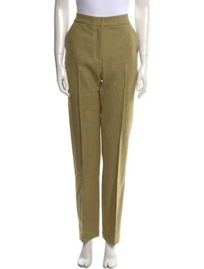 Pre-owned Diotima Wool Straight Leg Pants W/ Tags In Neutral